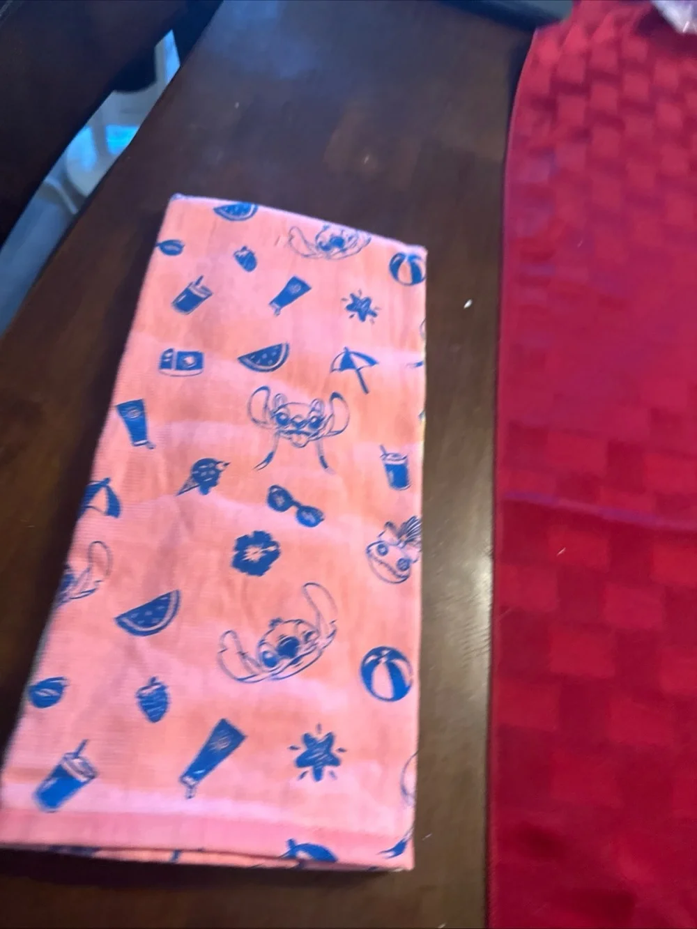 Disney Lilo & Stitch Yellow and Blue Kitchen towels